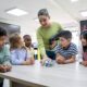 teacher with her studends