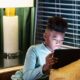 Child on his tablet
